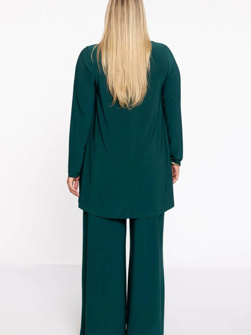 YOEK Hosen<Damen Hose grün uni