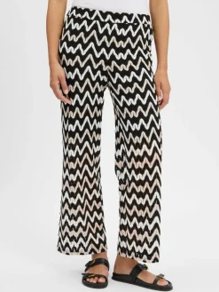 Betty & Co Hosen<Damen Hose schwarz weiß gemustert