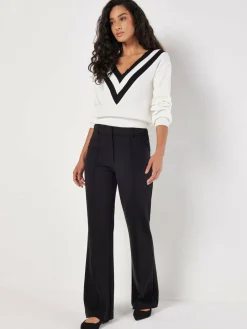 Apricot Hosen<Damen Hose schwarz uni