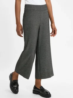 Opus Hosen<Damen Hose grau schwarz gemustert