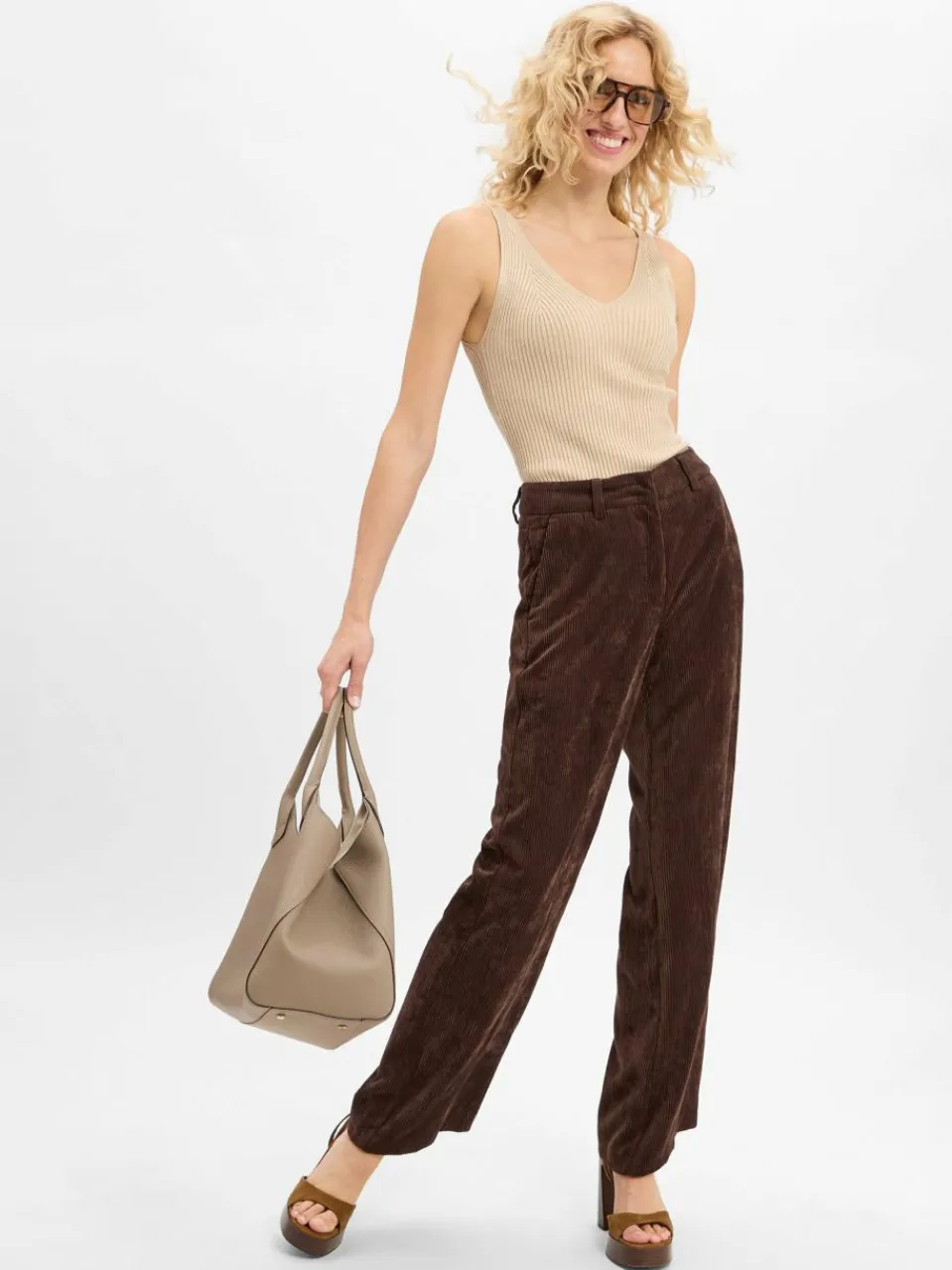 Cambio Hosen<Damen Hose - Amelie schoko uni