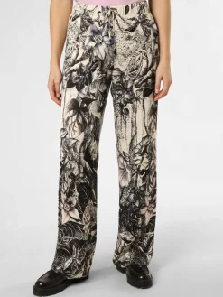 Cambio Hosen<Damen Hose - Avril schwarz ecru gemustert