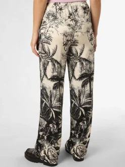 Cambio Hosen<Damen Hose - Avril schwarz ecru gemustert