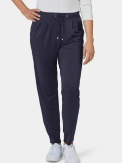 Damen Goldner Hosen>Damen Hose - Bequeme Slinky-Hose mit Schlupfbund