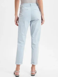 MAC Hosen<Damen Hose - Chino hellblau uni