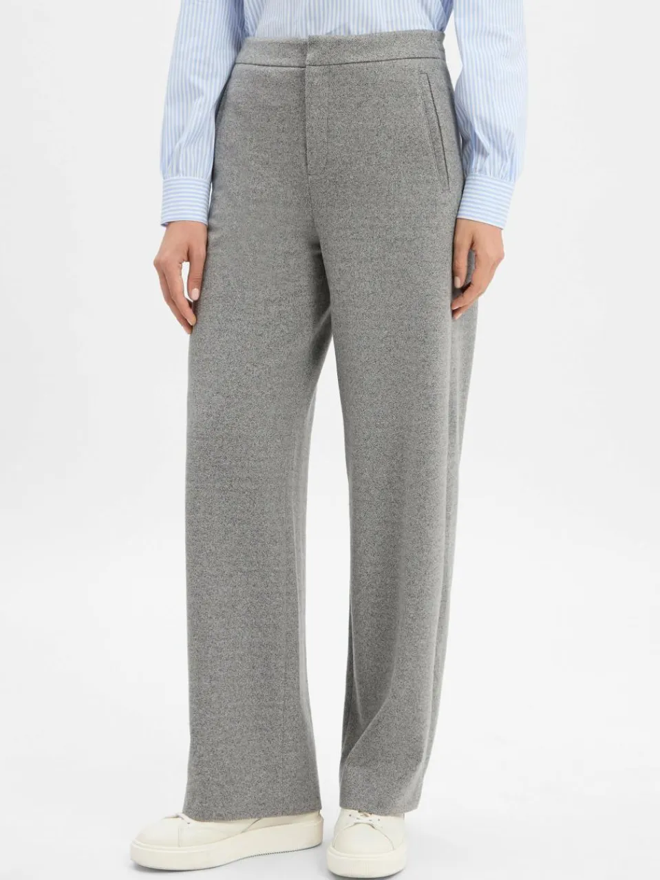 Drykorn Hosen<Damen Hose - Fae hellgrau meliert