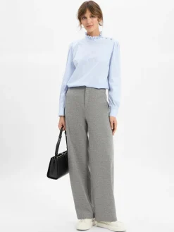 Drykorn Hosen<Damen Hose - Fae hellgrau meliert