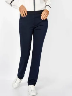 Relaxed Hosen<Damen Hose - My Darling blau uni