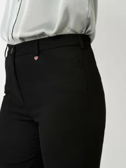 Relaxed Hosen<Damen Hose - Steffi schwarz uni