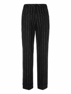 Marc Cain Hosen<Damen Hose - WASCO schwarz gestreift