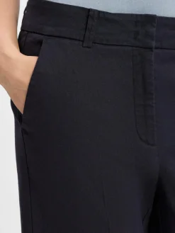 Cambio Hosen<Damen Hose mit Leinenanteil - California marine uni