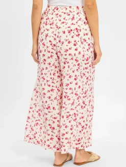 Msch Copenhagen Hosen<Damen Hose MSCHFalisha ecru himbeer gemustert