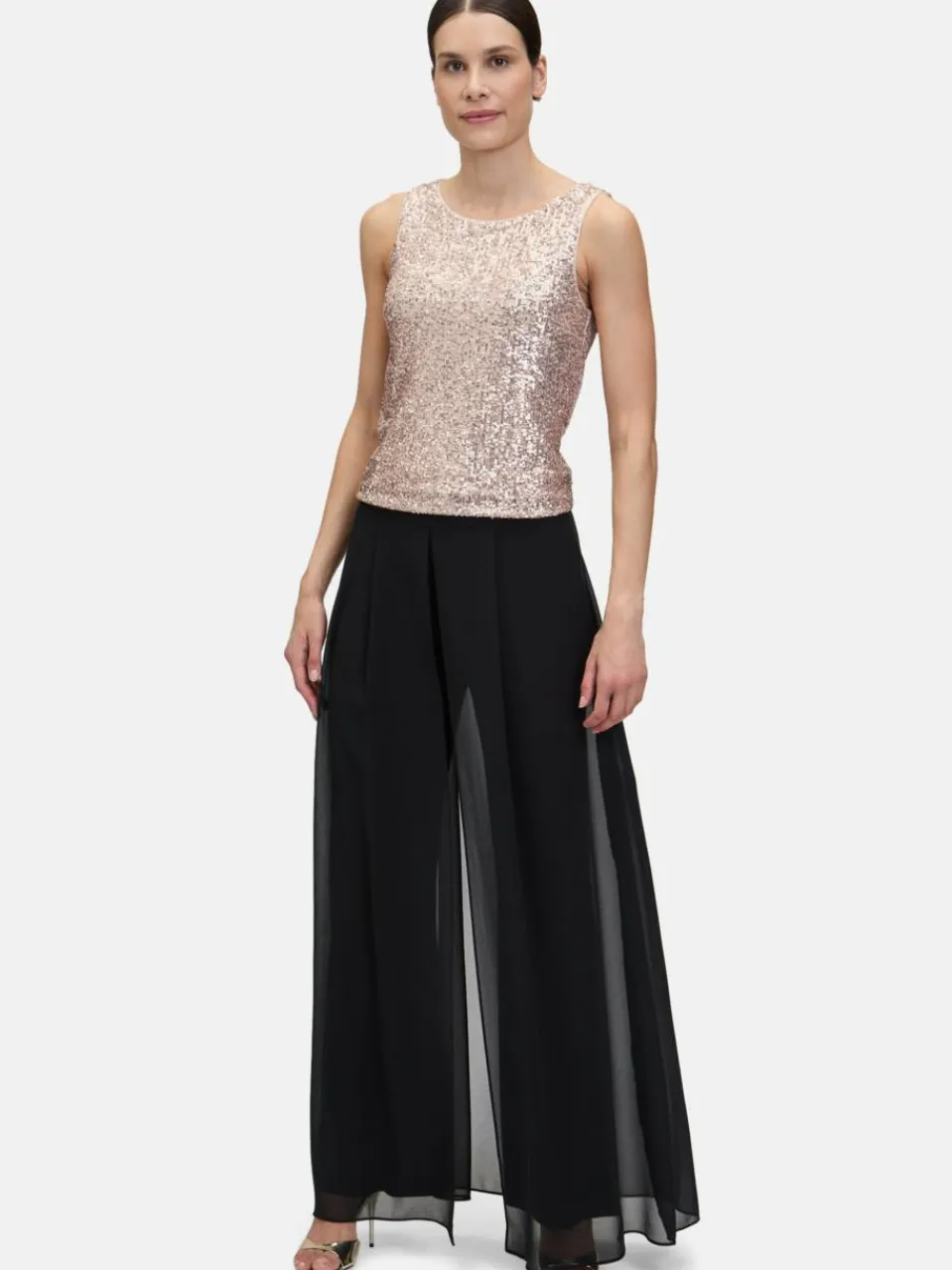 Vera Mont Hosen<Damen Hosenrock schwarz uni