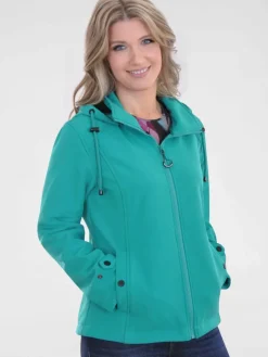 Navigazione Jacken & Westen<Damen Jacke aqua uni