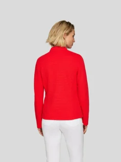 RABE Sweatshirts & Sweatjacken<Damen Jacke rot uni