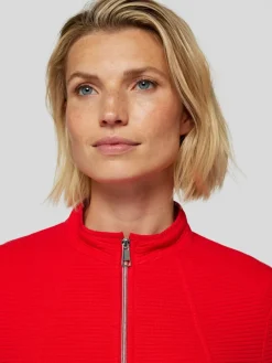 RABE Sweatshirts & Sweatjacken<Damen Jacke rot uni