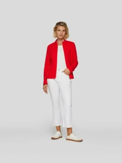 RABE Sweatshirts & Sweatjacken<Damen Jacke rot uni