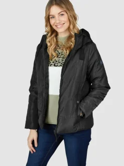 Navigazione Jacken & Westen<Damen Jacke schwarz uni
