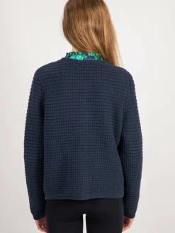 Vicci Germany Pullover & Strickjacken<Damen Jacke blau uni