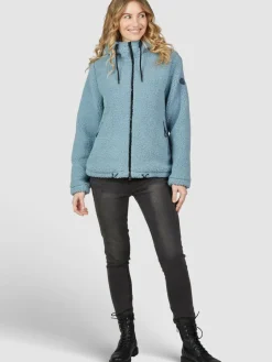 Navigazione Jacken & Westen<Damen Jacke hellblau uni