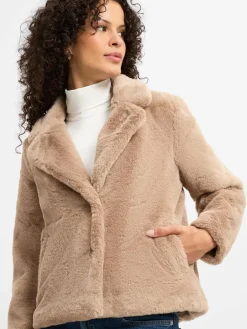 Marie Lund Jacken & Westen<Damen Jacke melange uni