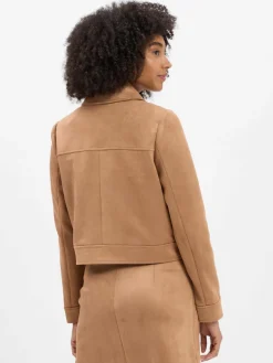 zero Jacken & Westen<Damen Jacke camel uni