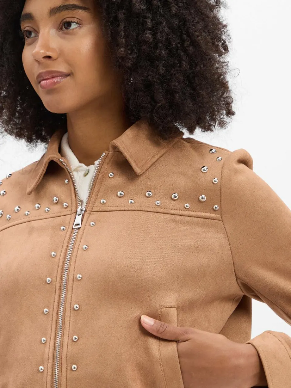 zero Jacken & Westen<Damen Jacke camel uni