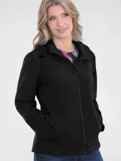 Navigazione Jacken & Westen<Damen Jacke schwarz uni