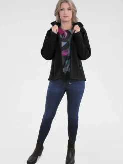 Navigazione Jacken & Westen<Damen Jacke schwarz uni