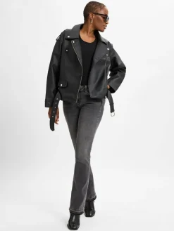 Noisy May Jacken & Westen<Damen Jacke - Paulina schwarz uni