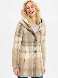 Damen Amber & June Jacken & Westen>Damen Jacke mit Woll-Anteil