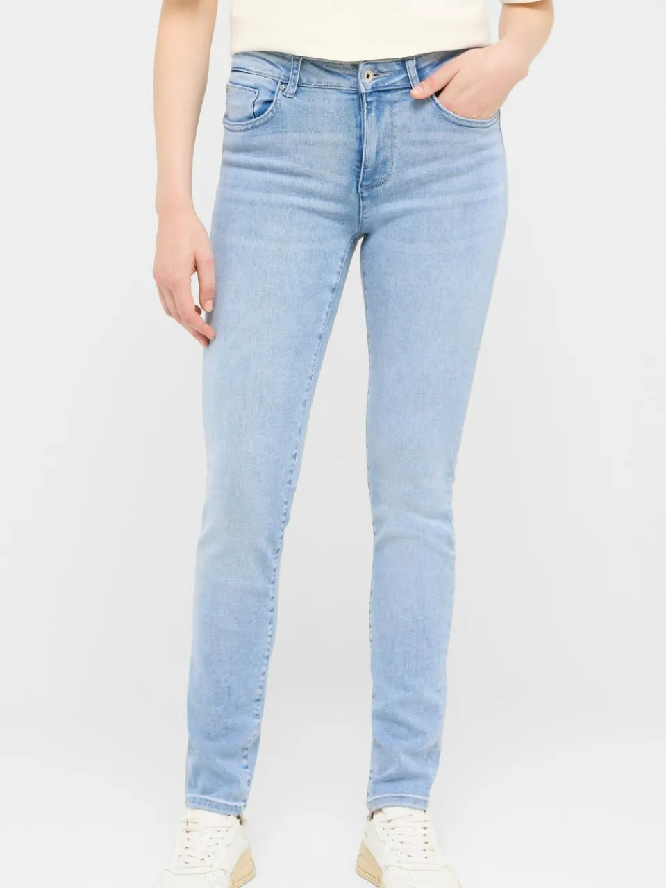 Mustang Jeans<Damen Jeans hellblau uni
