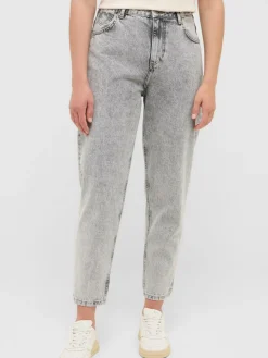 Mustang Jeans<Damen Jeans hellgrau uni