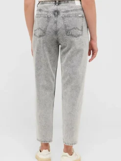 Mustang Jeans<Damen Jeans hellgrau uni