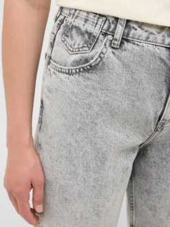 Mustang Jeans<Damen Jeans hellgrau uni
