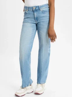 More & More Jeans<Damen Jeans hellblau uni
