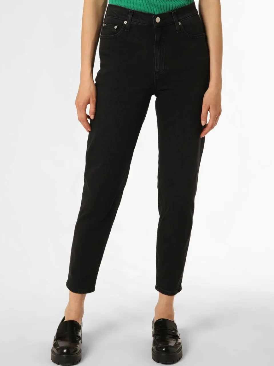 Calvin Klein Jeans Jeans<Damen Jeans schwarz uni