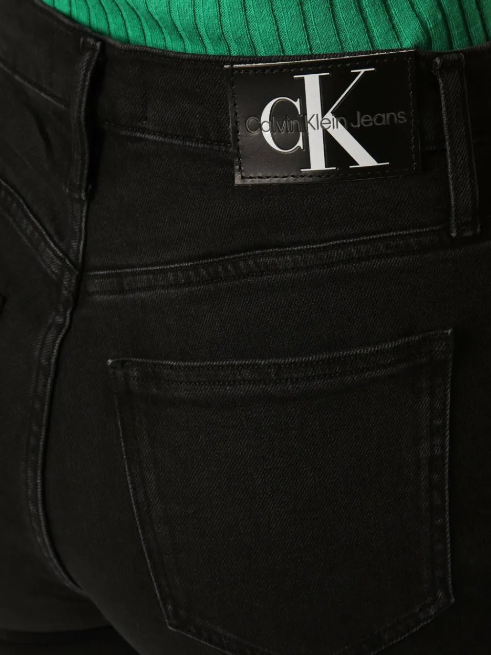 Calvin Klein Jeans Jeans<Damen Jeans schwarz uni