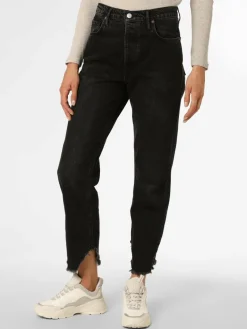 Free People Jeans<Damen Jeans schwarz uni