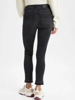Opus Jeans<Damen Jeans - Elma anthrazit uni