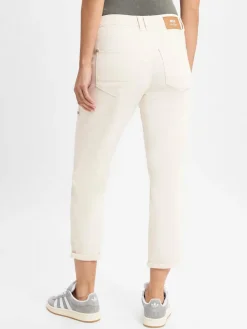 MAC Hosen<Damen Jeans - Iowa Baggy ecru uni