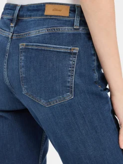 s.Oliver Jeans<Damen Jeans - Karolin medium stone uni