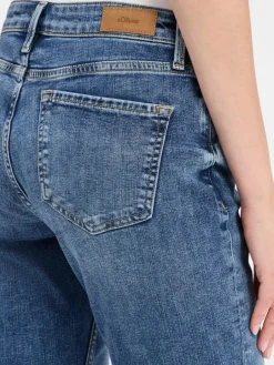 s.Oliver Jeans<Damen Jeans - Karolin blue stone uni