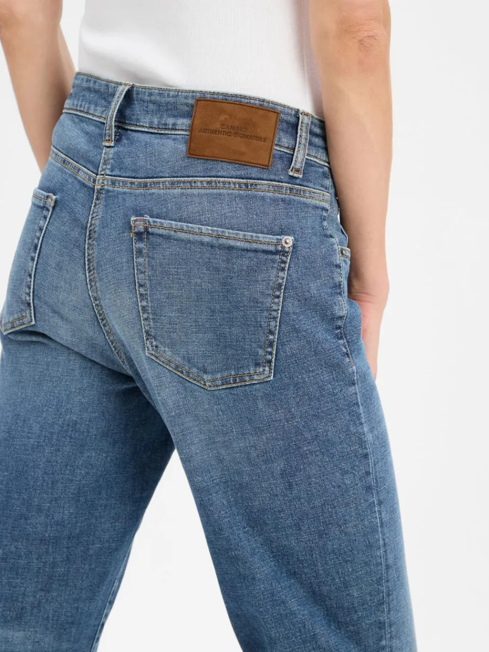 Cambio Jeans<Damen Jeans - Kerry light stone uni