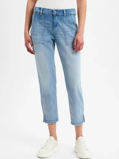 TONI Jeans<Damen Jeans - Liv Cargo 7/8 bleached uni