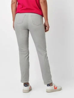 Relaxed Jeans<Damen Jeans - Meine beste Freundin grau uni