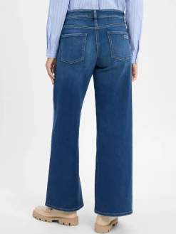 Cambio Jeans<Damen Jeans - Palazzo denim uni