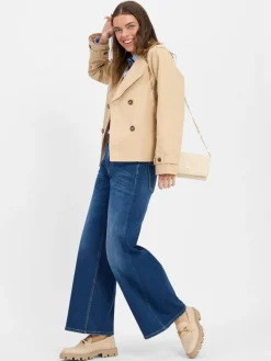 Cambio Jeans<Damen Jeans - Palazzo denim uni