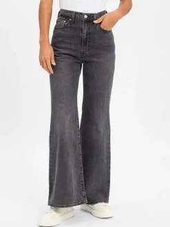 Levi's Hosen<Damen Jeans - Ribcage Bell anthrazit uni