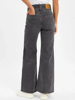 Levi's Hosen<Damen Jeans - Ribcage Bell anthrazit uni